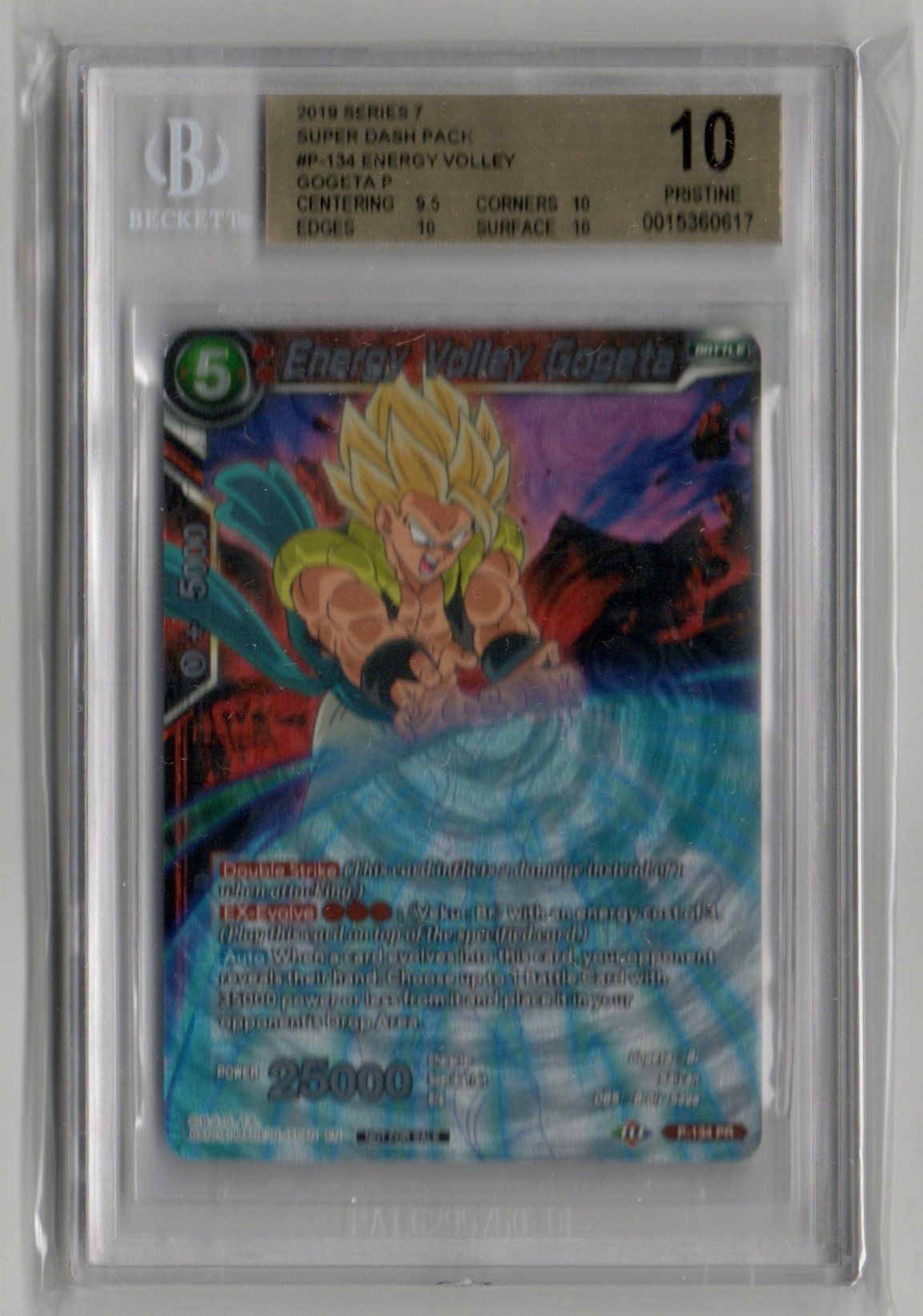 Energy Volley Gogeta Foil Promo - P-134 - Beckett 10
