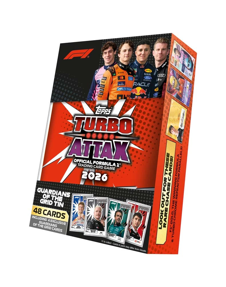 F1 Topps Turbo Attax 2026 Trading Cards Mega Tin