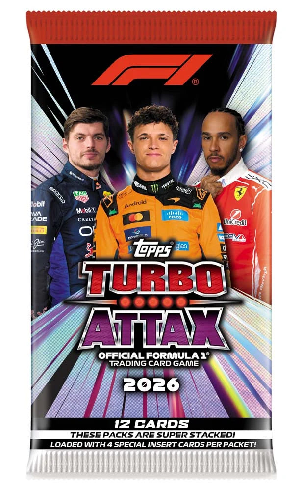 TURBO ATTAX フォーミュラ 1 2023 トレーディングカード ブースター パック
