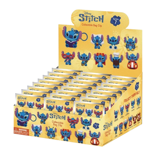 Lilo & Stitch - 3D PVC Bag Clips S7 Blind Bag