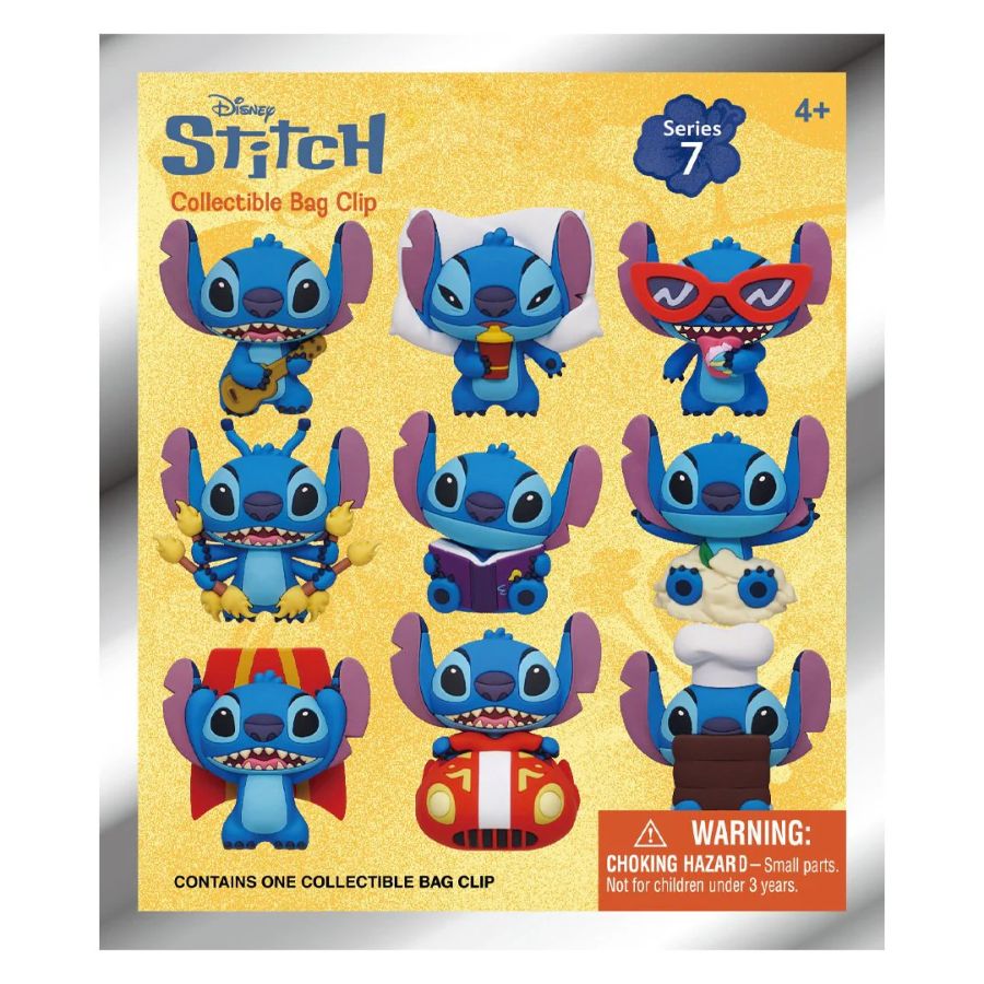 Lilo & Stitch - 3D PVC Bag Clips S7 Blind Bag