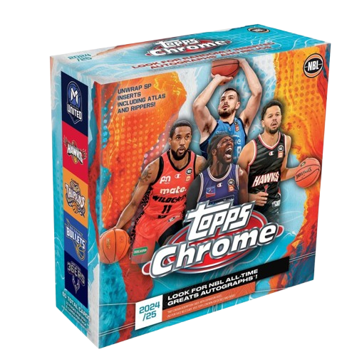 Topps Chrome NBL 2024/2025 Basketball Trading Cards - Mega Pack