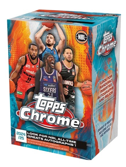 Topps Chrome NBL 2024/2025 Basketball Trading Cards - Value Blaster Box