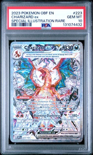 CHARIZARD ex SPECIAL ILLUSTRATION RARE PSA 10