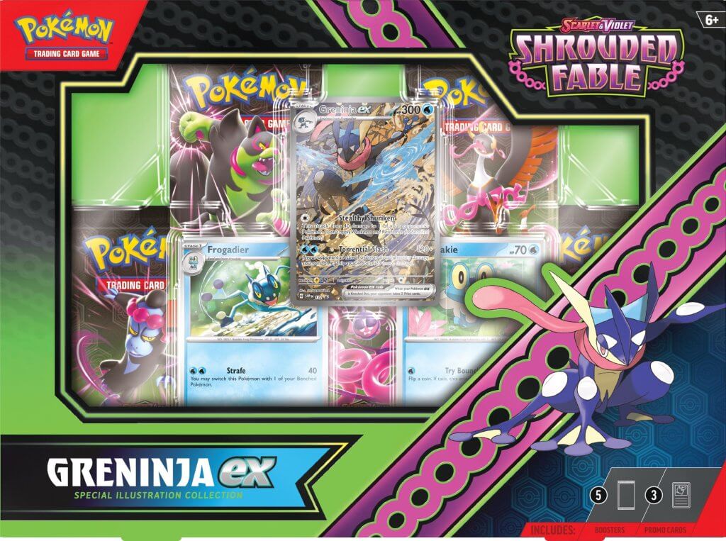 POKÉMON TCG Scarlet & Violet  Shrouded Fable Kingdra/Greninja ex Special Collection