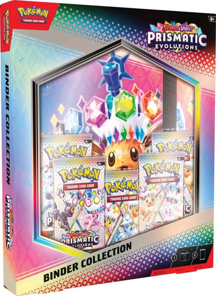 PRE ORDER - POKÉMON TCG Scarlet & Violet 8.5 Prismatic Evolutions Binder Collection