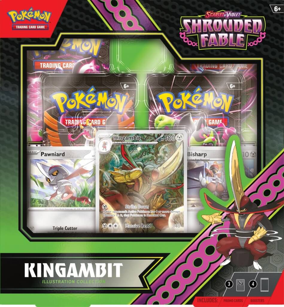 POKÉMON TCG Scarlet & Violet Shrouded Fable Kingambit Illustration Collection