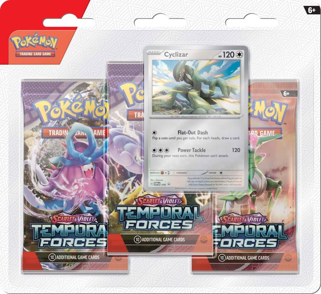 POKÉMON TCG  - Temporal Forces Three booster blister