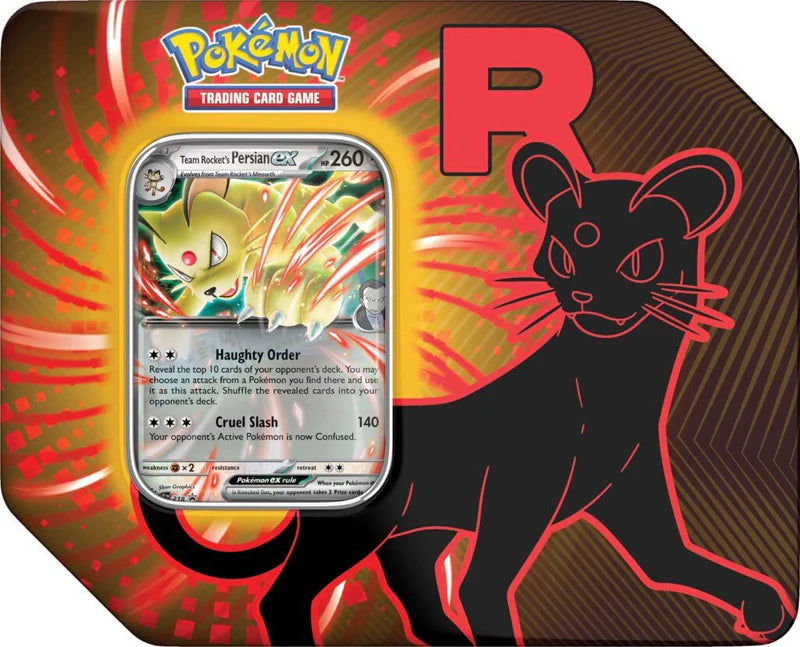 Pokemon TCG Team Rocket Tin
