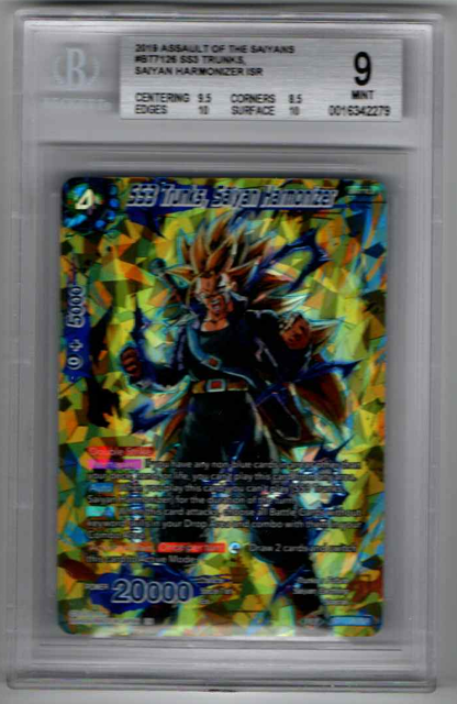 SS3 Trunks, Saiyan Harmonzier - BT7-126 - ISR - Beckett 9