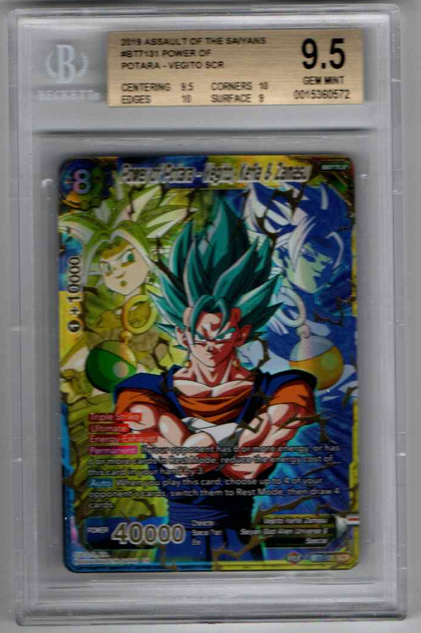 Power of Potara - Vegito, Kefla & Zamasu - BT7-131 - SCR - Beckett 9.5