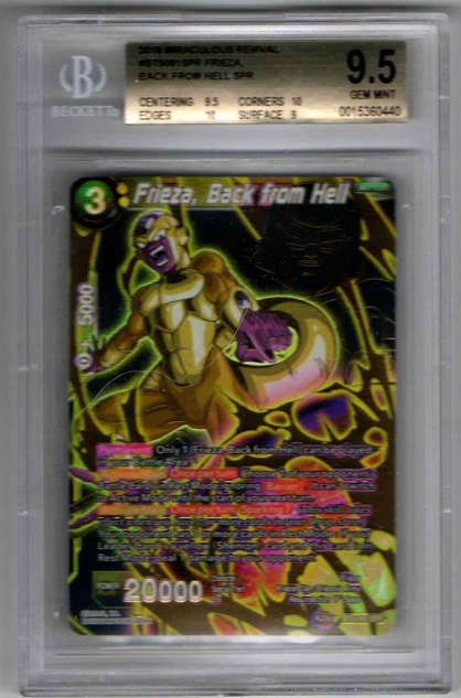 Frieza, Back From Hell - BT5-091 - SPR - Beckett 9.5