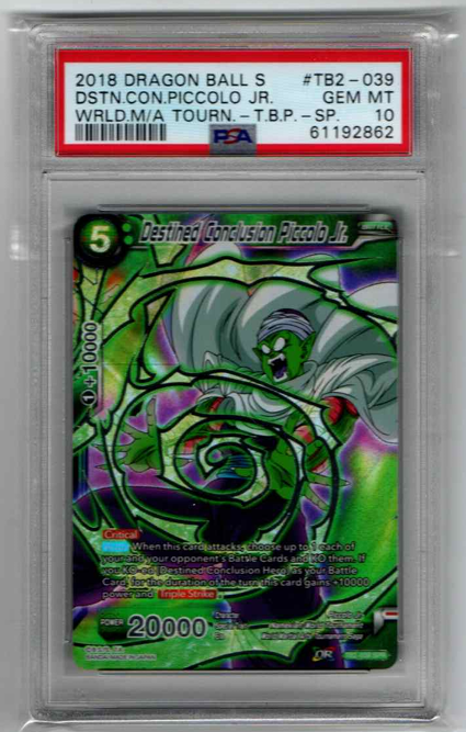 Destined Conclusion Piccolo Jr. - TB2-039 SPR - PSA 10