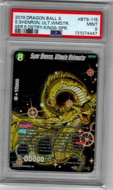 Super Shenron, Ultimate Wishmaster - BT6-115 SPR - PSA 9