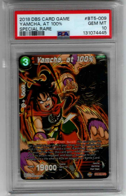 Yamcha, at 100% - BT5-009 SPR - PSA 10