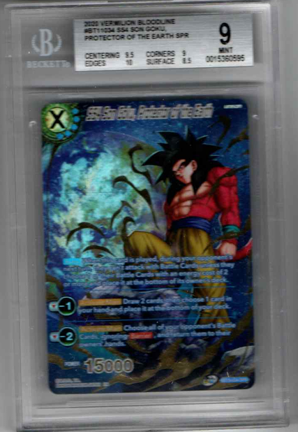 SS4 Son Goku, Protector of the Earth - 1st Edition -  BT11-034 SPR - BGS 9