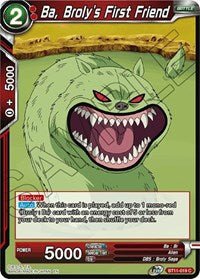 Ba, Broly's First Friend - BT11-019 - 2nd Edition - Card Masters