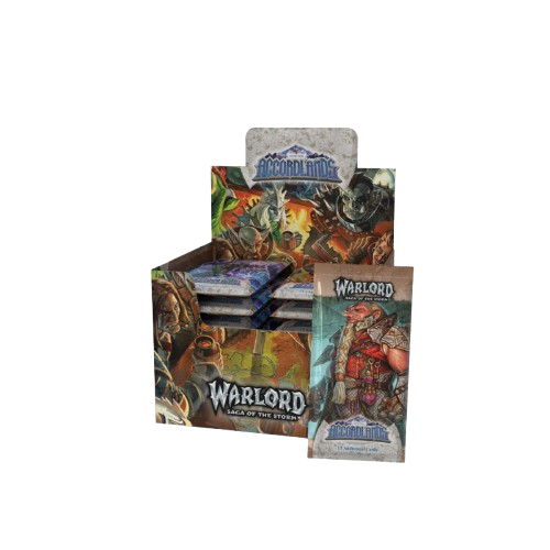 Warlord - Saga of the Storm - Into the Accordlands Booster Display