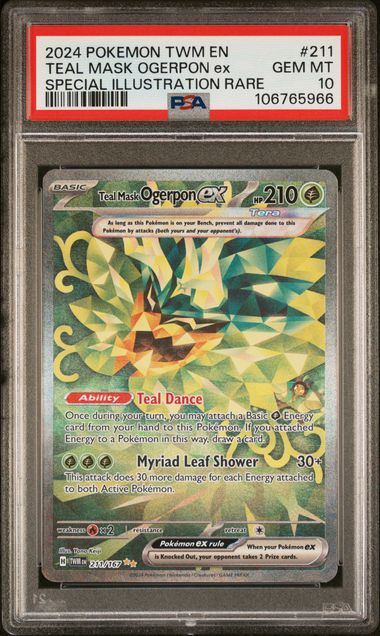 TEAL MASK OGERPON ex SPECIAL ILLUSTRATION - PSA 10