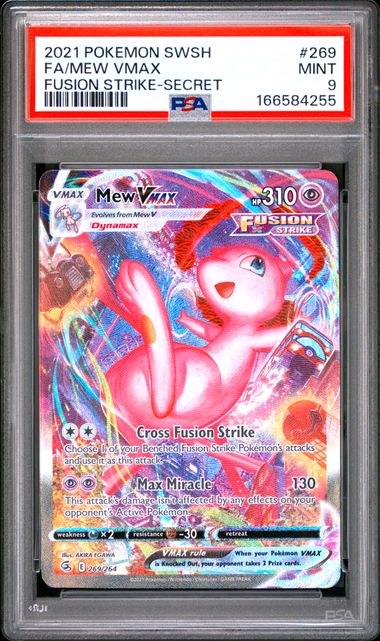 MEW VMAX FUSION STRIKE-SECRET - PSA 9