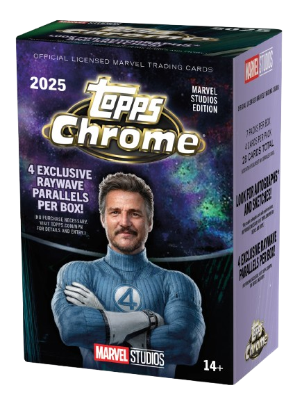 Topps 2025 Chrome Marvel Studios Cinema Blaster Box