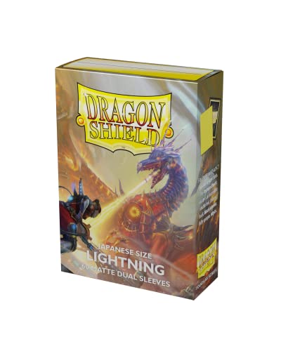 Sleeves - Dragon Shield - Box 60 - Matte Dual Lightning (Yu-Gi-Oh Sized)