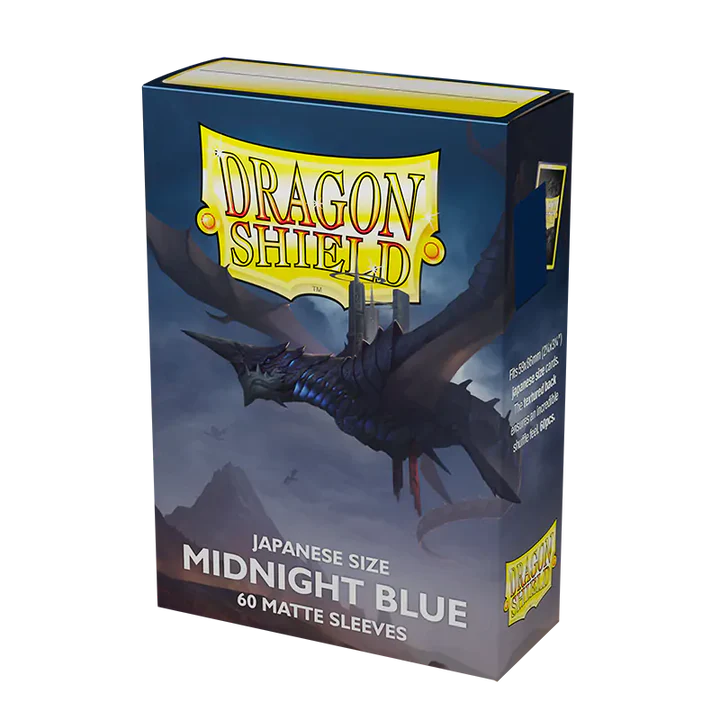 Sleeves - Dragon Shield - Box 60 - Matte Midnight Blue (Yu-Gi-Oh Sized)