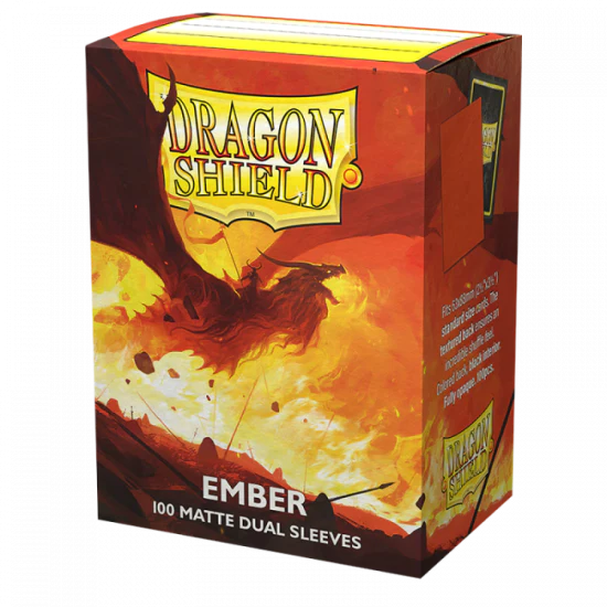Sleeves - Dragon Shield - Box 100 - Dual Matte Ember