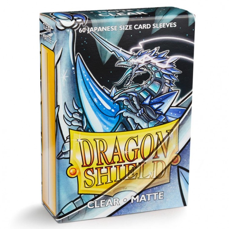 Dragon Shield: Clear Matte Sleeves - (Yu-Gi-Oh Sized)