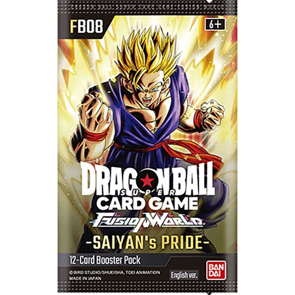 Dragon Ball Super Card Game Fusion World - Saiyan's Pride - Booster Pack  [FB08]