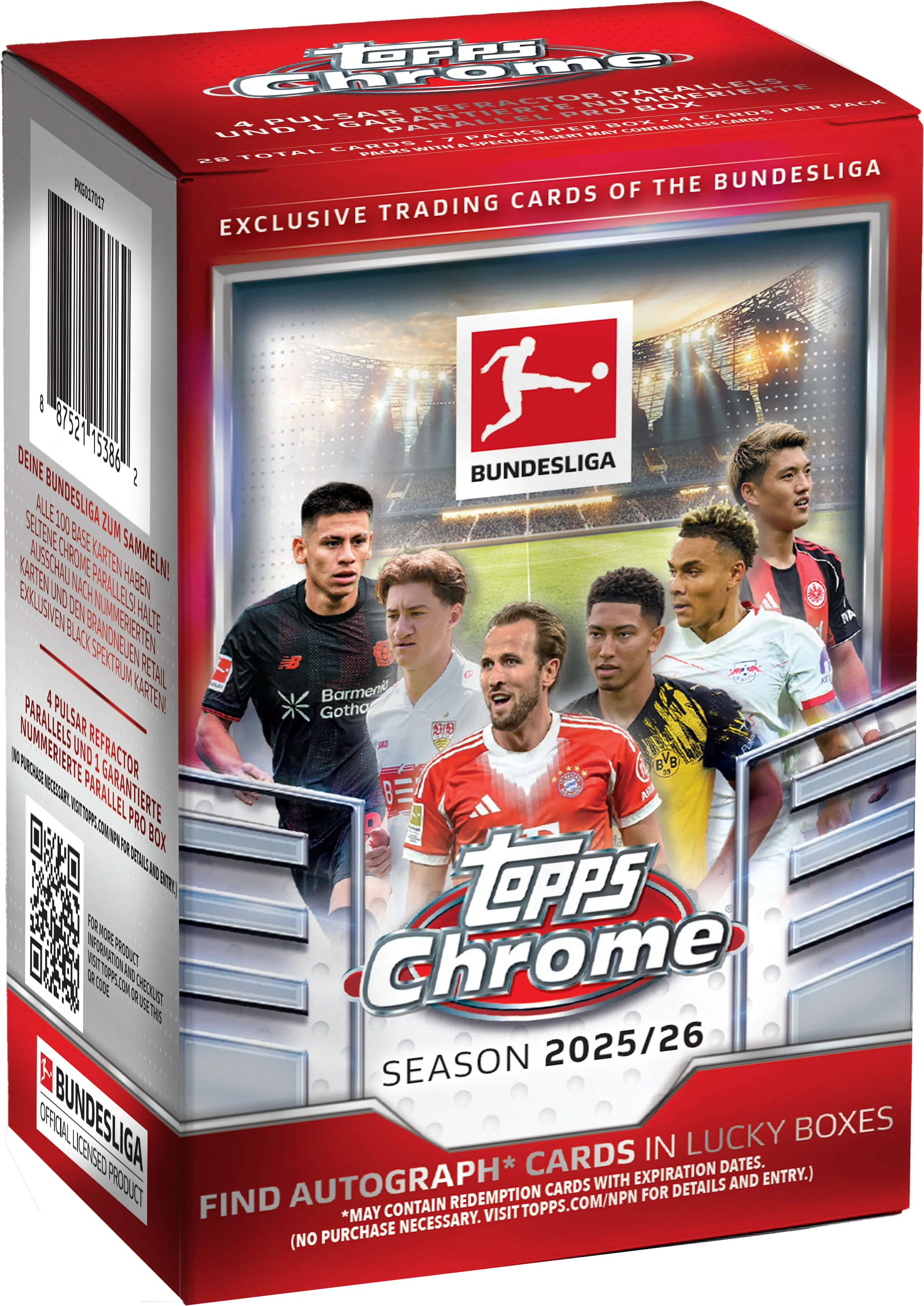 2025/2026 Topps Chrome Bundesliga Value box