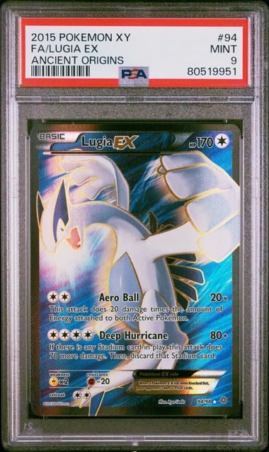 LUGIA EX ANCIENT ORIGINS - PSA 9