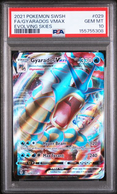 GYARADOS VMAX EVOLVING SKIES - PSA 10