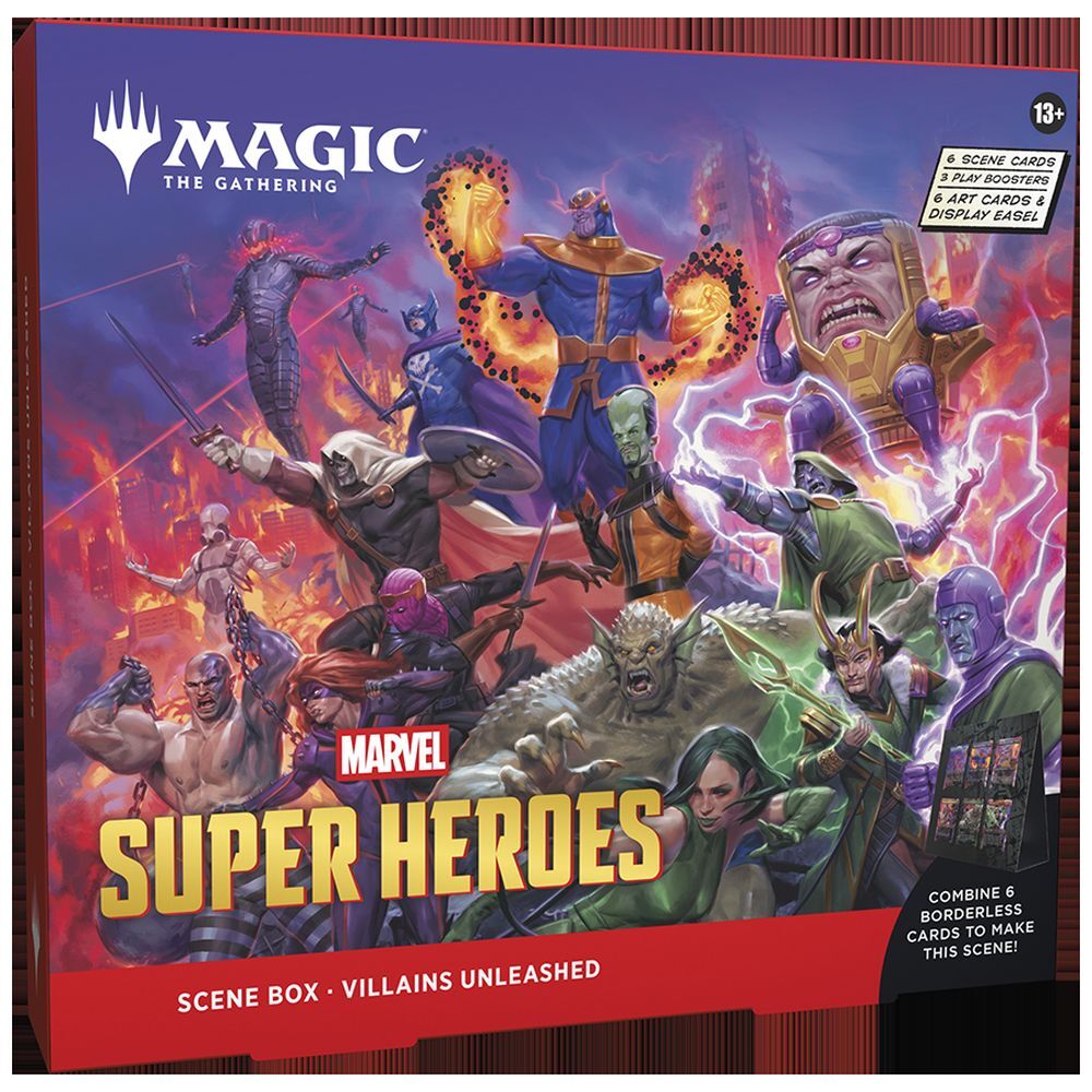 PRE ORDER - Magic Marvel Super Heroes - Scene Box