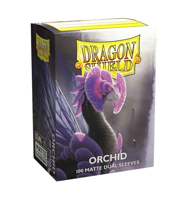 Sleeves - Dragon Shield - Box 100 -  Matte Dual Orchid