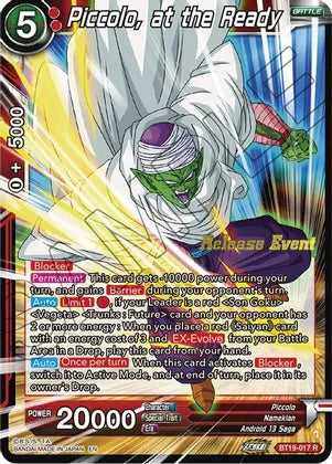 RELEASE EVENT - Piccolo, at the Ready - BT19-017 R