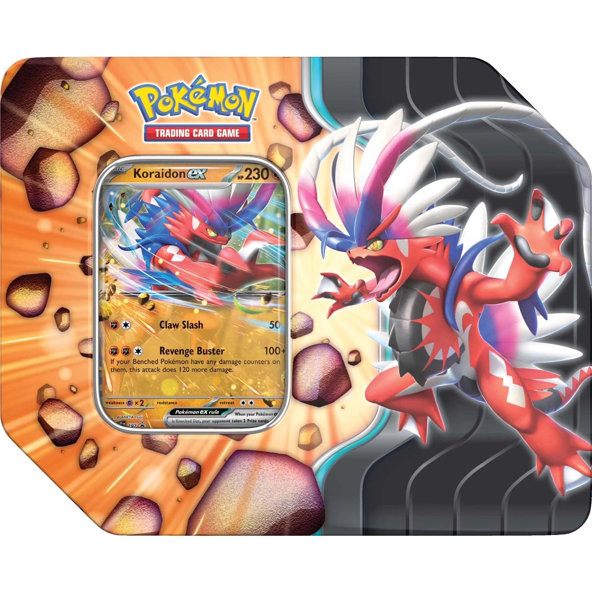 Pokémon TCG: Slashing Legends Tin (Zacian OR Koraiden)