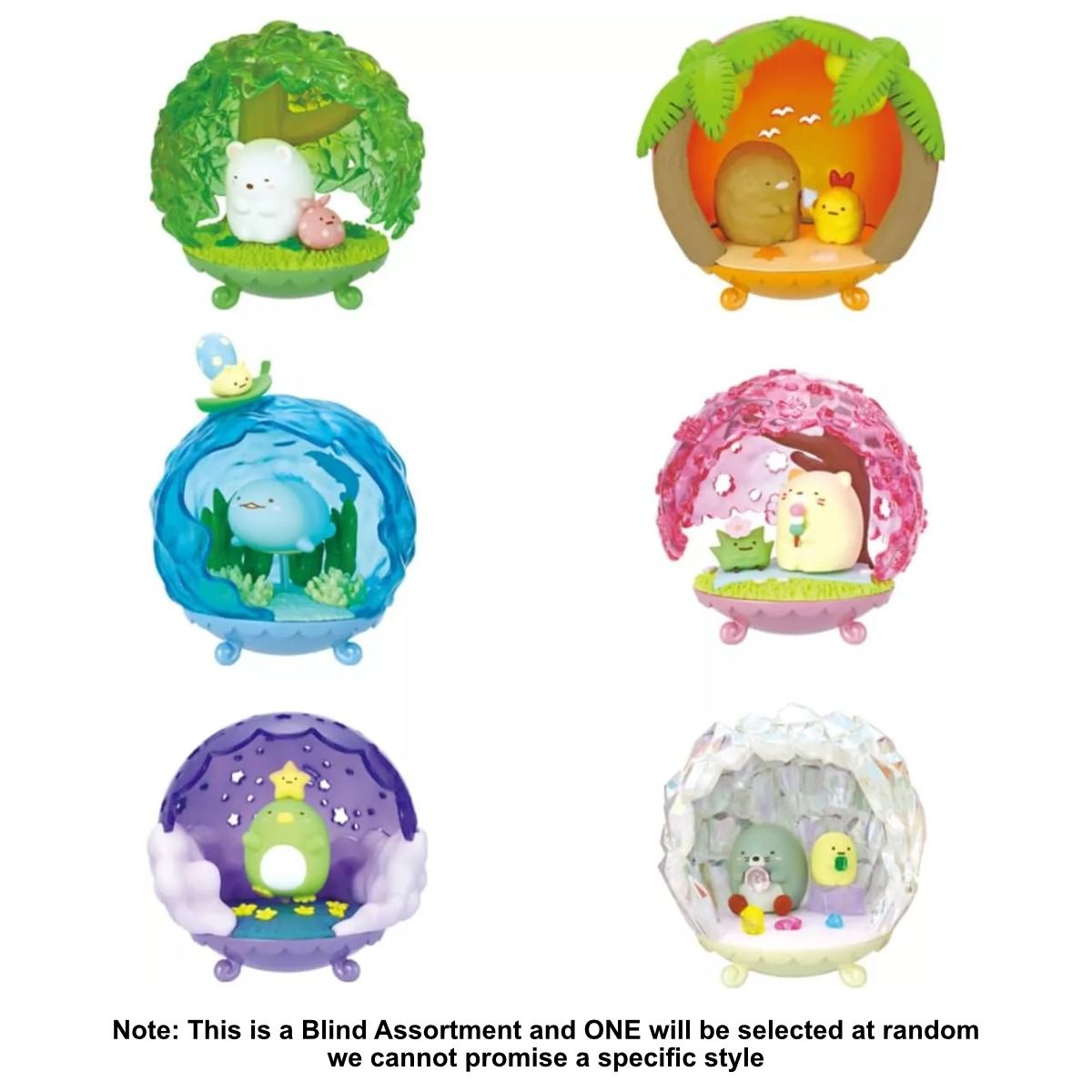 Sumikko Gurashi Clear Globe Terrarium Blind Box
