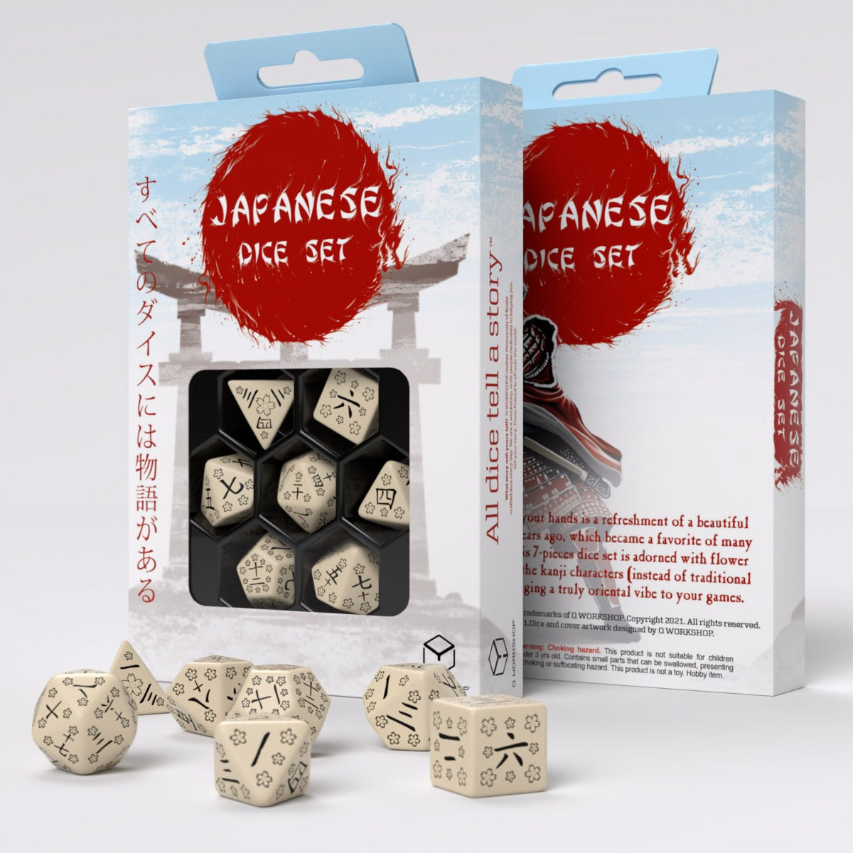 QW – Japanese Dice Set: Last Words Stone