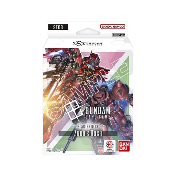 Gundam Card Game  – Starter Deck –  Zeon's Rush [ST03]