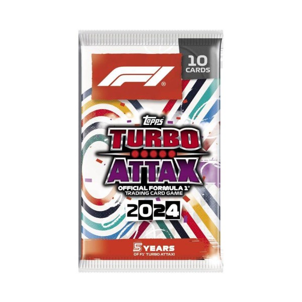 TURBO ATTAX Formula 1 2024 Trading Card Booster Pack