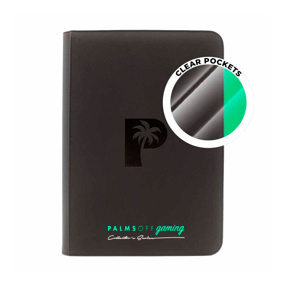 Palms Off Collector's Series TOP LOADER Zip Binder *NEW CLEAR PAGE MODEL*