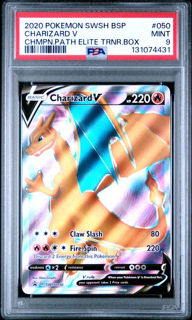 CHARIZARD V CHMPN.PATH - PSA 9