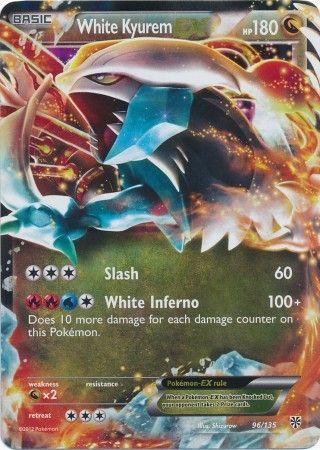 White Kyurem EX - 96/135 - Ultra Rare