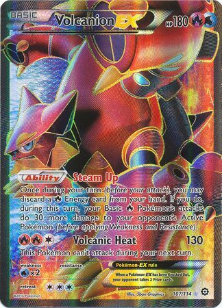 Volcanion EX - 107/114 - Full Art Ultra Rare