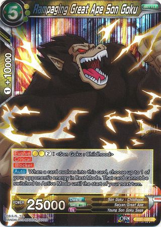 Rampaging Great Ape Son Goku - BT3-089 - Foil Rare