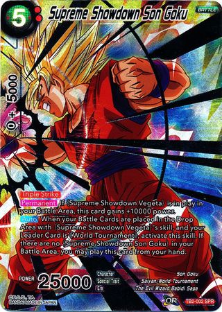 Supreme Showdown Son Goku - TB2-002 - Special Rare (SPR)