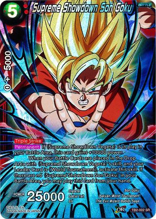 Supreme Showdown Son Goku - TB2-002 - Super Rare