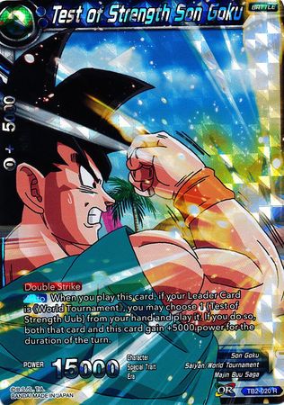 Test of Strength Son Goku - TB2-020 -  Rare