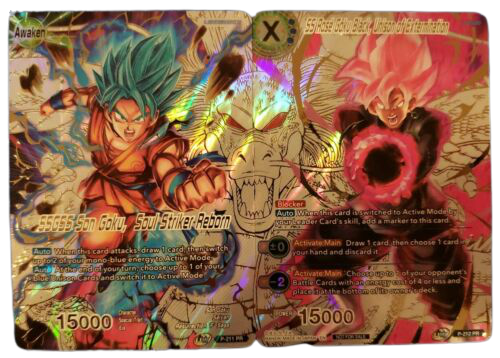 SSGSS Son Goku Soul Striker Reborn + SS Rose Goku Black, Unison of Extermination